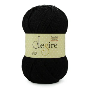 Desire Knitting Yarn - DSR003 - Jet Black