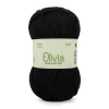 Olivia Double Knit Yarn OLV006 - Jet Black