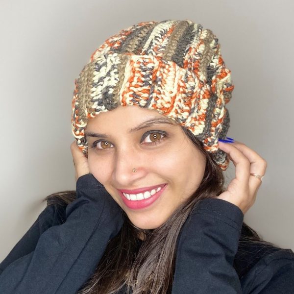 Unisex Multi-Color Slouchy Beanie Knitrollers