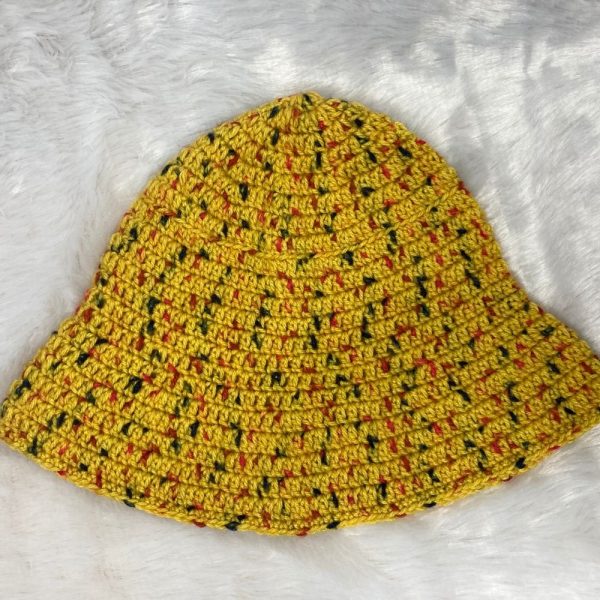 Unisex Yellow Sun Hat Knitrollers