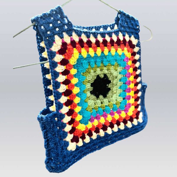Crochet Granny Square Vest Baby