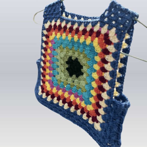 Crochet Granny Square Vest Baby